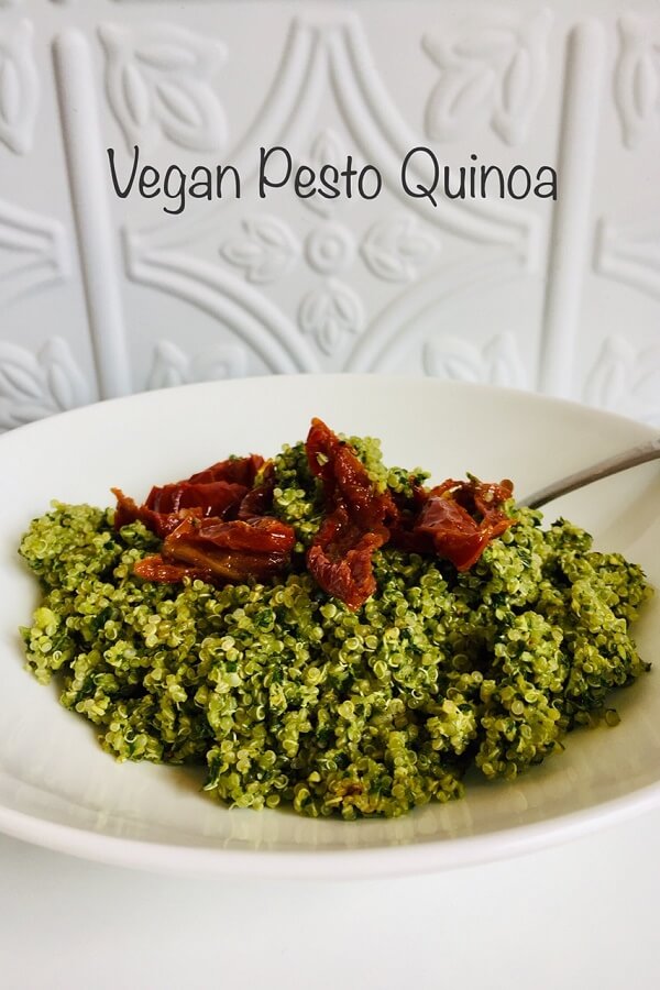 Pesto Quinoa - A Sweet Alternative