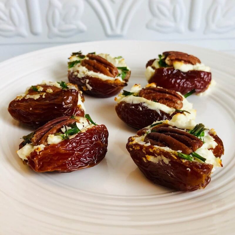 Goat Cheese Stuffed Dates - A Sweet Alternative