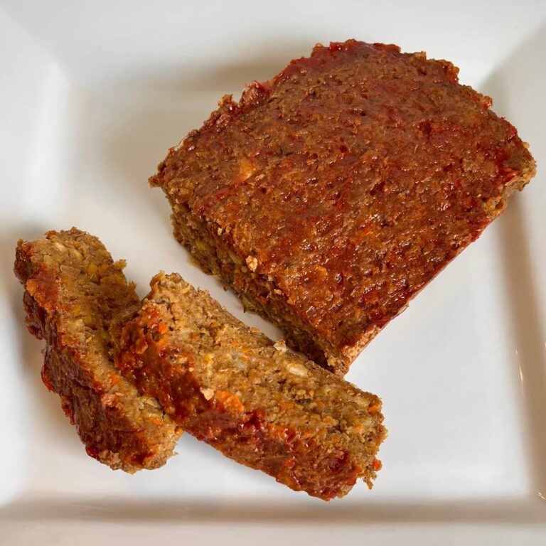 Meatless Meatloaf - A Sweet Alternative